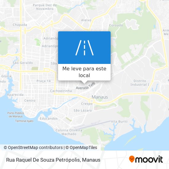 Rua Raquel De Souza Petrópolis mapa