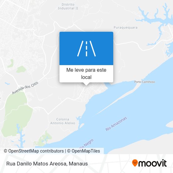 Rua Danilo Matos Areosa mapa