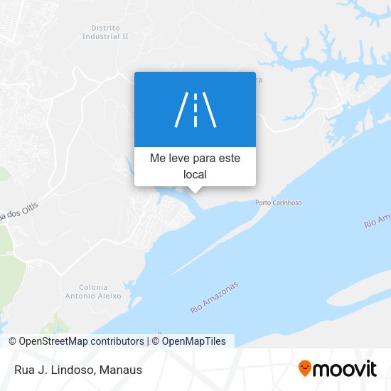 Rua J. Lindoso mapa