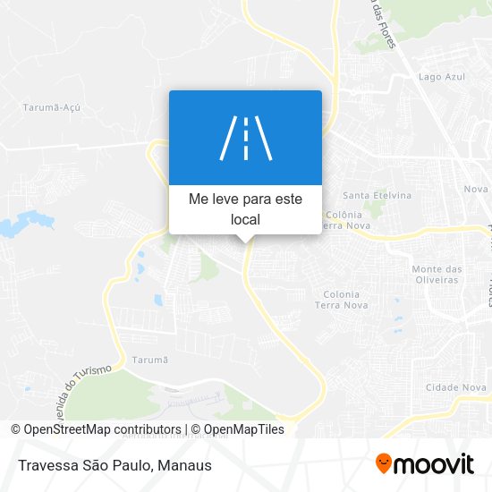 Travessa São Paulo mapa