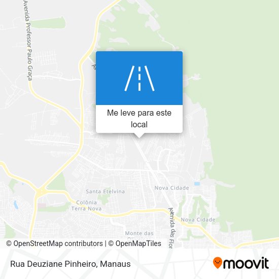 Rua Deuziane Pinheiro mapa