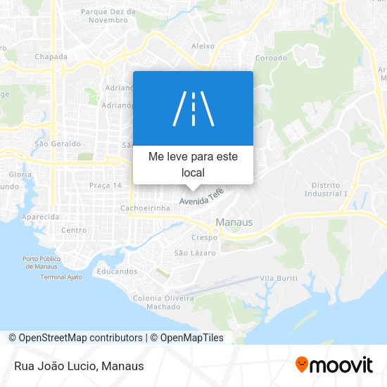 Rua João Lucio mapa