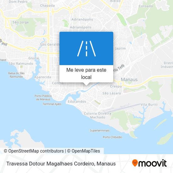 Travessa Dotour Magalhaes Cordeiro mapa