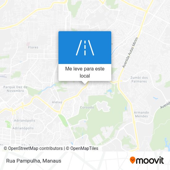 Rua Pampulha mapa