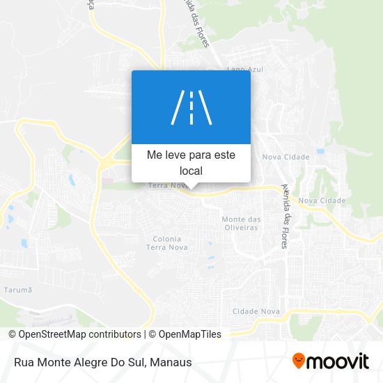 Rua Monte Alegre Do Sul mapa