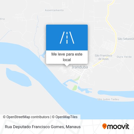Rua Deputado Francisco Gomes mapa