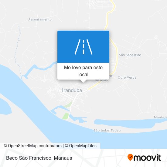 Beco São Francisco mapa
