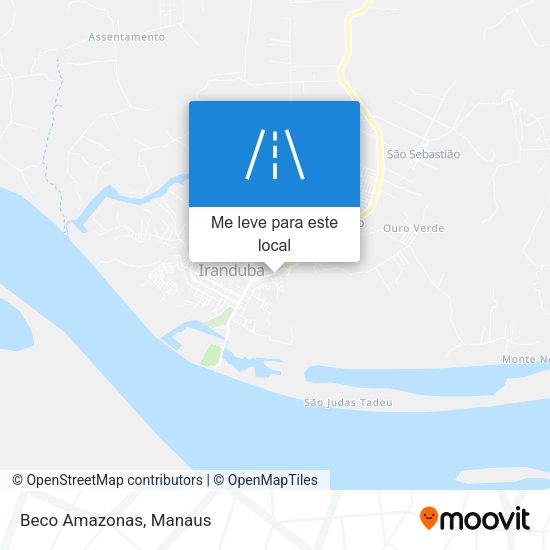 Beco Amazonas mapa