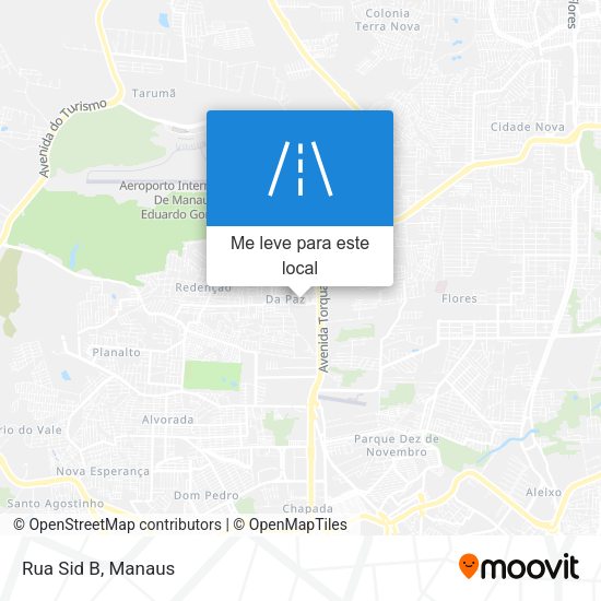 Rua Sid B mapa