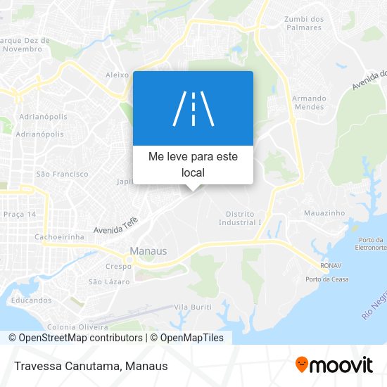 Travessa Canutama mapa