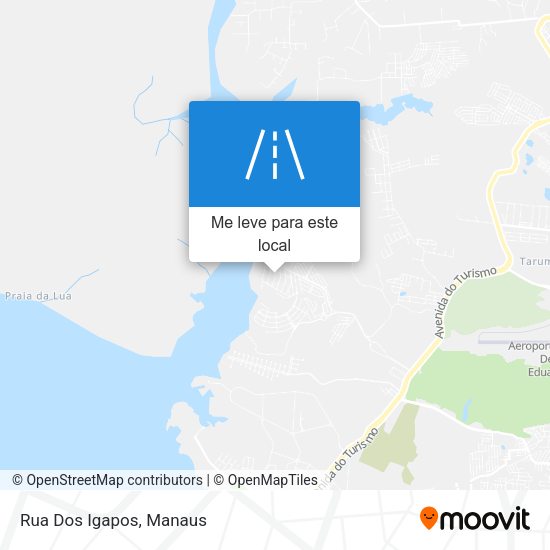 Rua Dos Igapos mapa