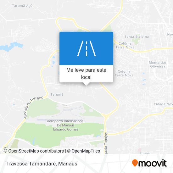 Travessa Tamandaré mapa
