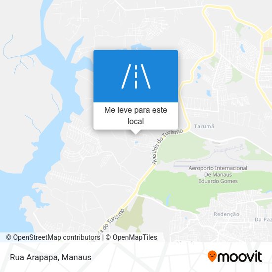 Rua Arapapa mapa