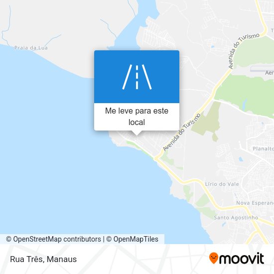 Rua Três mapa