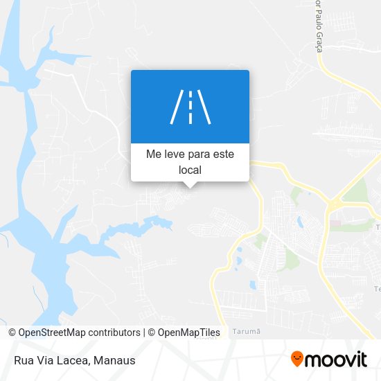 Rua Via Lacea mapa