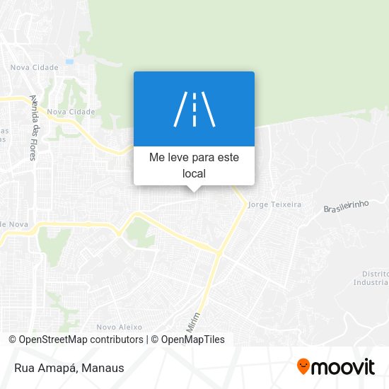Rua Amapá mapa
