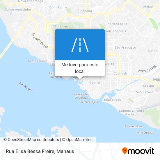 Rua Elisa Bessa Freire mapa