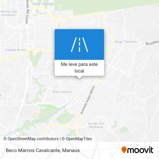 Beco Marcos Cavalcante mapa