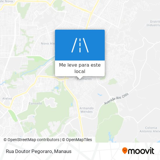 Rua Doutor Pegoraro mapa