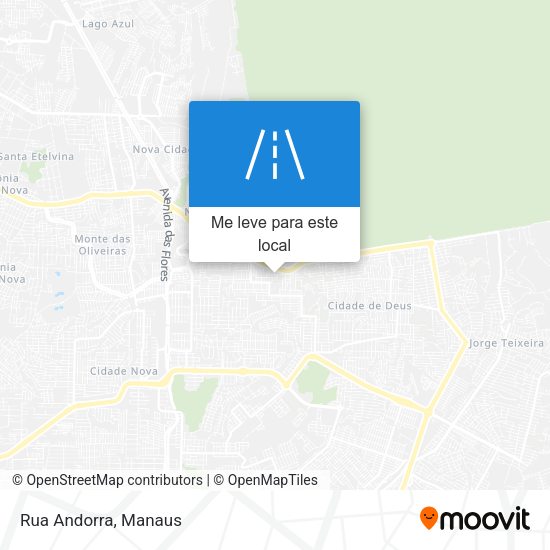 Rua Andorra mapa