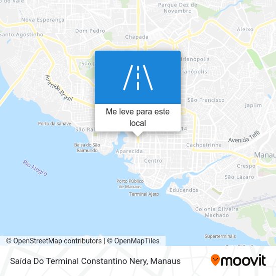 Saída Do Terminal Constantino Nery mapa
