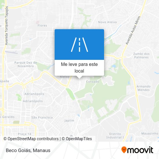 Beco Goiás mapa