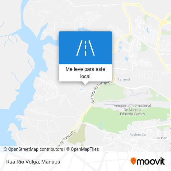 Rua Rio Volga mapa