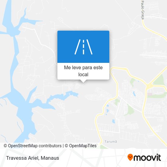 Travessa Ariel mapa