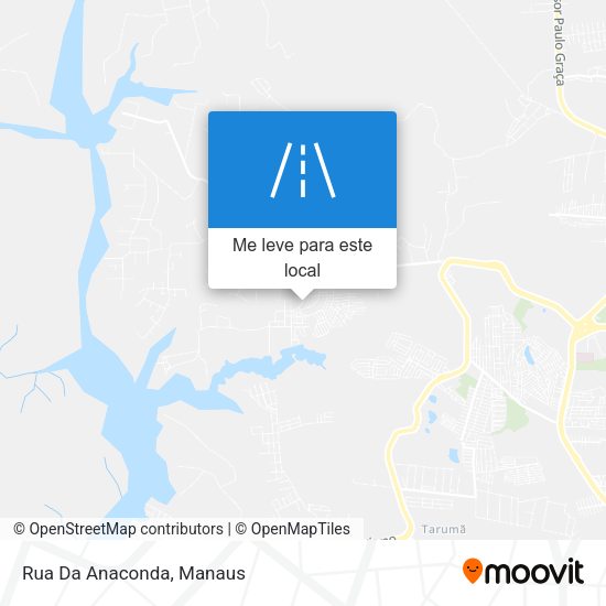 Rua Da Anaconda mapa