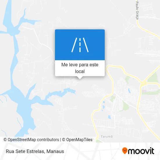 Rua Sete Estrelas mapa