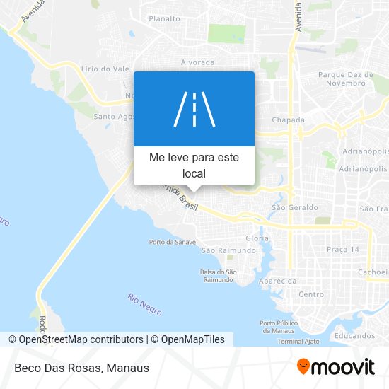 Beco Das Rosas mapa