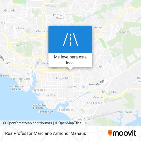 Rua Professor Marciano Armono mapa