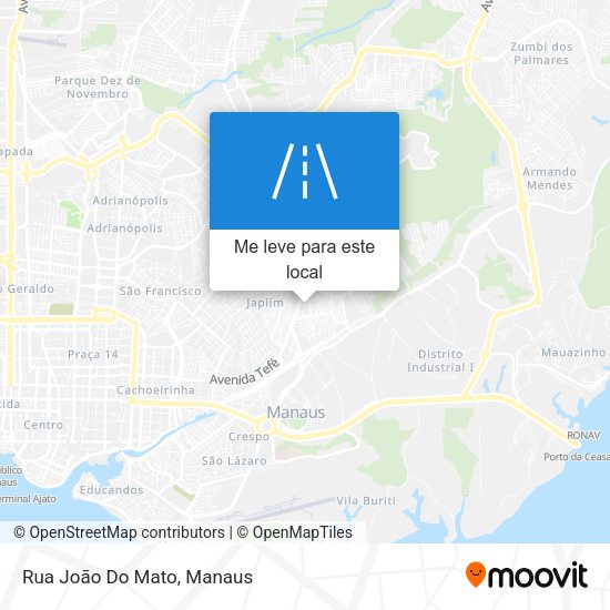 Rua João Do Mato mapa