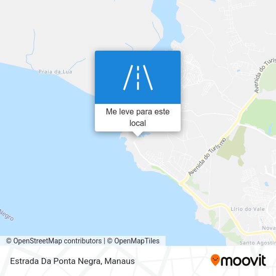 Estrada Da Ponta Negra mapa