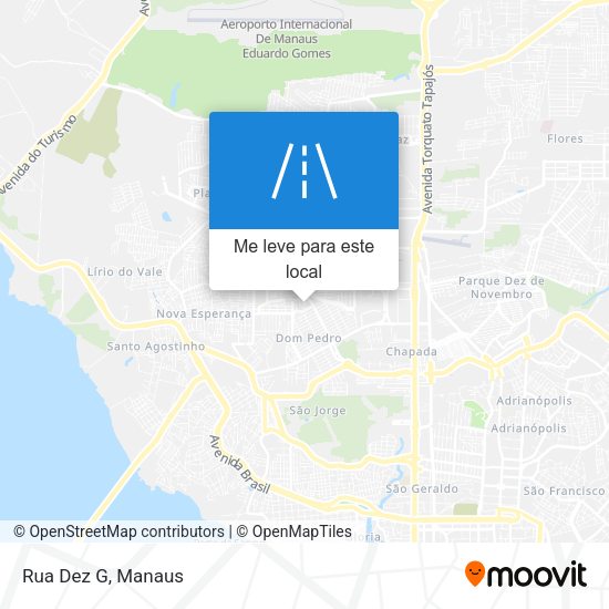 Rua Dez G mapa