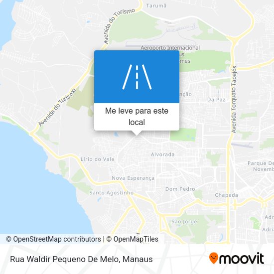 Rua Waldir Pequeno De Melo mapa