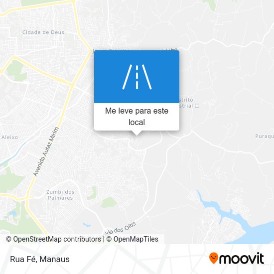 Rua Fé mapa
