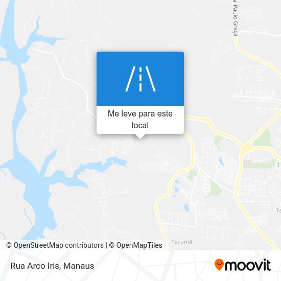 Rua Arco Iris mapa