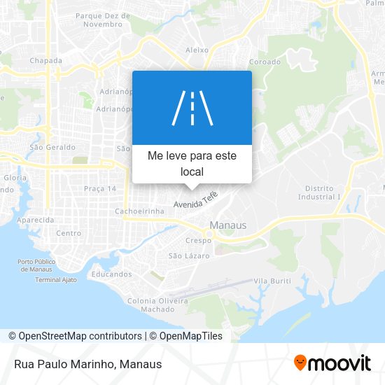 Rua Paulo Marinho mapa