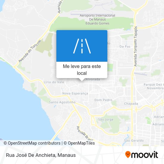Rua José De Anchieta mapa