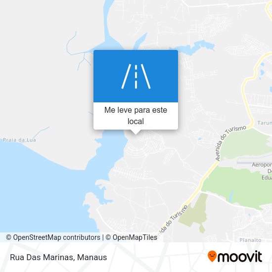 Rua Das Marinas mapa