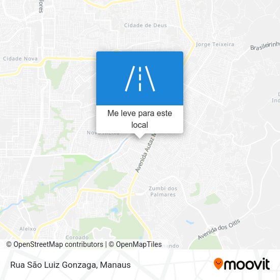 Rua São Luiz Gonzaga mapa