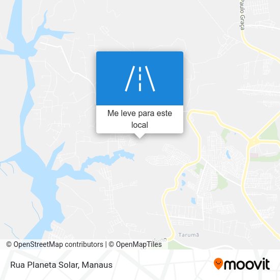 Rua Planeta Solar mapa