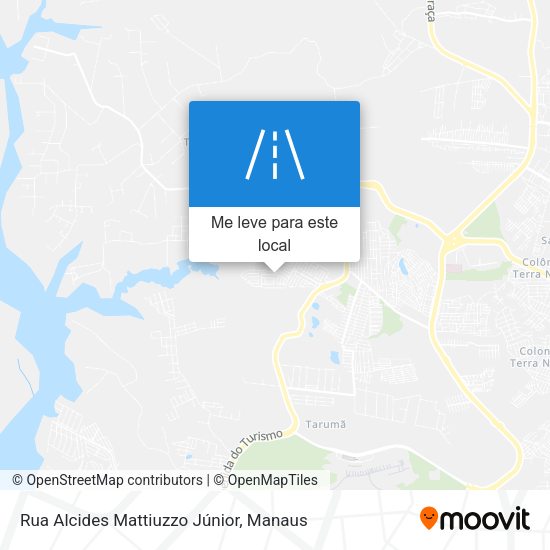 Rua Alcides Mattiuzzo Júnior mapa
