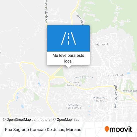 Rua Sagrado Coração De Jesus mapa