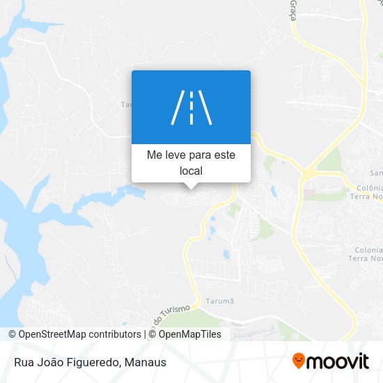 Rua João Figueredo mapa