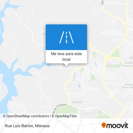 Rua Luis Barion mapa