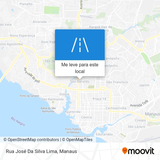 Rua José Da Silva Lima mapa