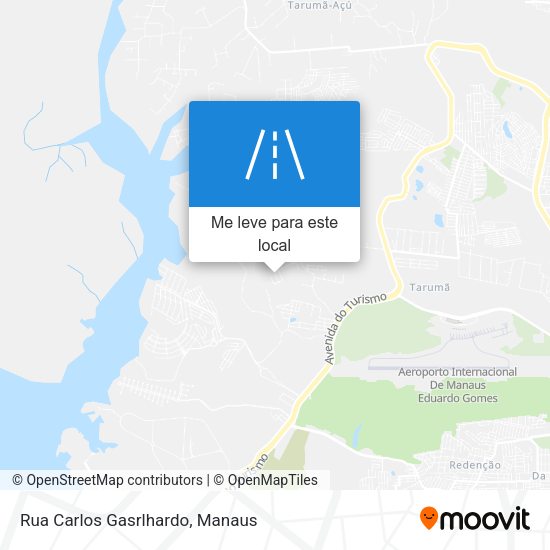 Rua Carlos Gasrlhardo mapa