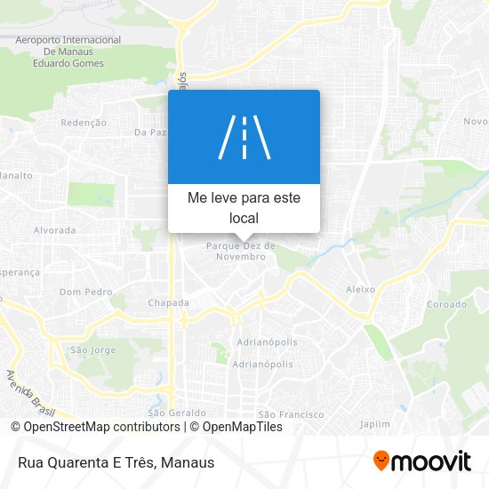 Rua Quarenta E Três mapa